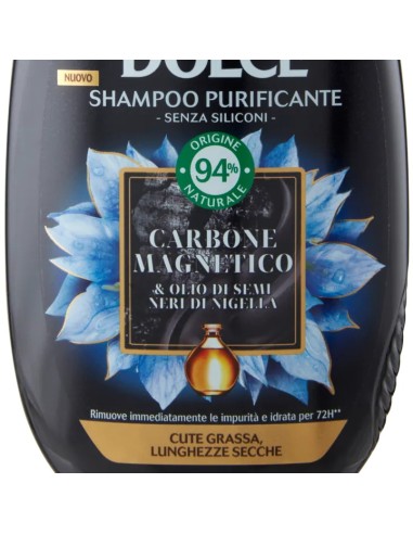 ultra dolce shampoo 250ml - carbone magnetico - cute grassa lunghezze secche: tuttocasashop.it: igiene e cura della persona