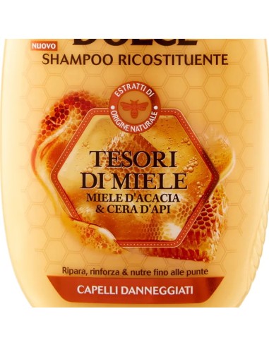 ultra dolce shampoo 250ml - tesori di miele - per capelli danneggiati: tuttocasashop.it: igiene e cura della persona
