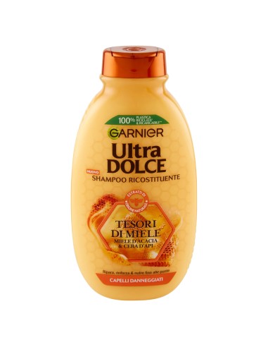 ultra dolce shampoo 250ml - tesori di miele - per capelli danneggiati: tuttocasashop.it: igiene e cura della persona
