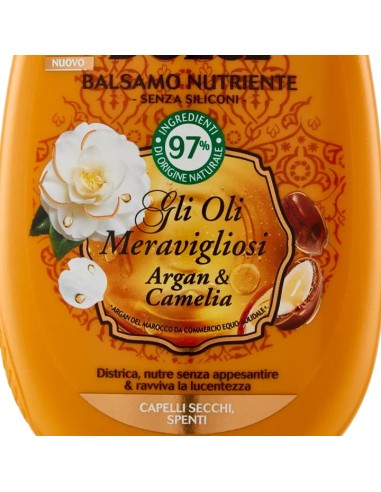ultra dolce balsamo 200ml - gli oli meravigliosi argan & camelia - secchi: tuttocasashop.it: igiene e cura della persona