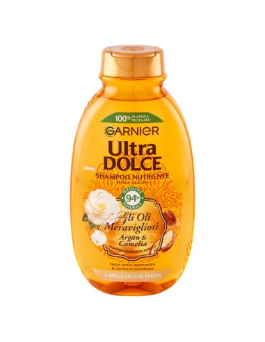 ultra dolce shampoo 250ml - gli oli meravigliosi argan & camelia - secchi: tuttocasashop.it: igiene e cura della persona