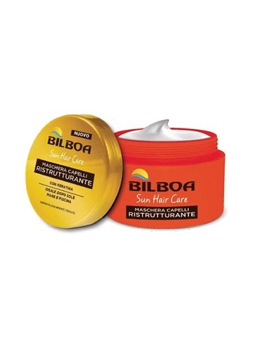 bilboa suin hair care - 250ml - maschera capelli ristrutturante con keratina: tuttocasashop.it: igiene e cura della persona