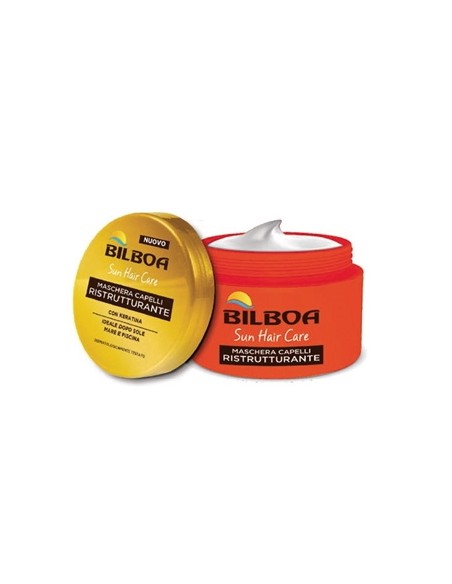 bilboa suin hair care - 250ml - maschera capelli ristrutturante con keratina: tuttocasashop.it: igiene e cura della persona