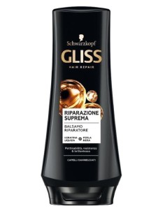 gliss testanera schwarzkopf balsamo 200ml - riparazione suprema: tuttocasashop.it: igiene e cura della persona