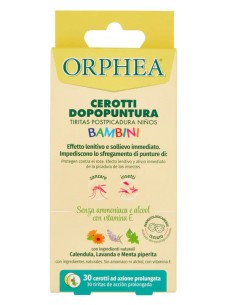 orphea 30 cerotti dopopuntura bambini - azione prolungata sollievo immediato: tuttocasashop.it: igiene e cura della persona