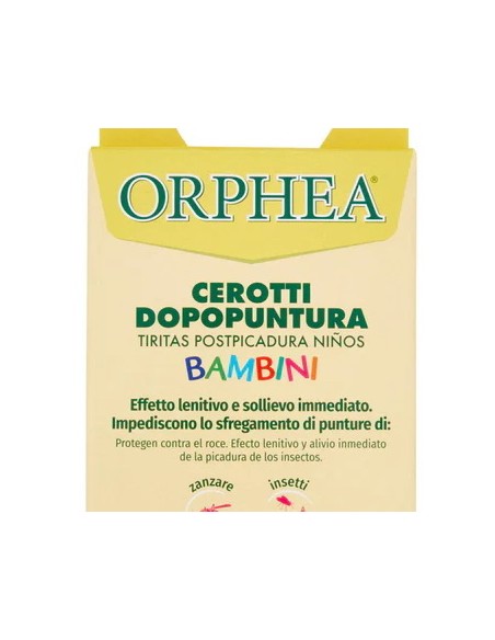 orphea 30 cerotti dopopuntura bambini - azione prolungata sollievo immediato: tuttocasashop.it: igiene e cura della persona