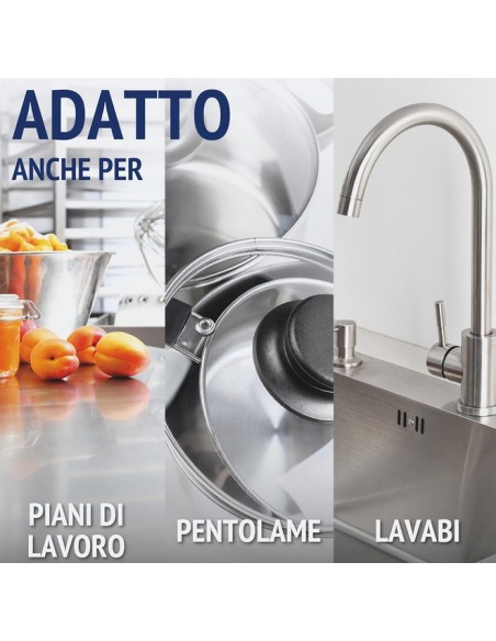 quasar acciaio detergente spray - 680ml - con erogatore: tuttocasashop.it: pulizia e cura della casa