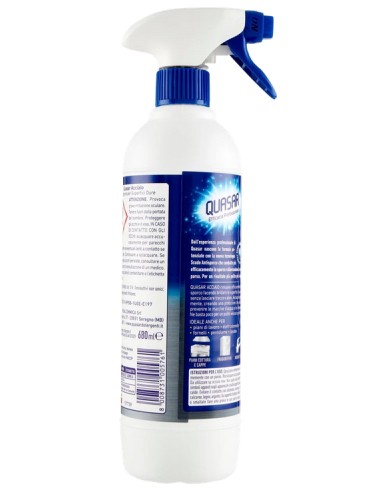 quasar acciaio detergente spray - 680ml - con erogatore: tuttocasashop.it: pulizia e cura della casa