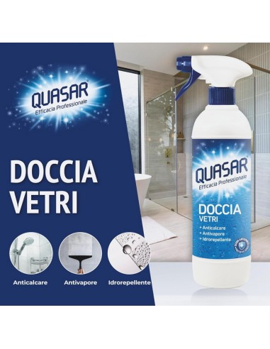 quasar doccia detergente spray - 680ml - con erogatore: tuttocasashop.it: pulizia e cura della casa