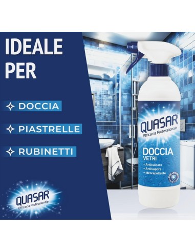 quasar doccia detergente spray - 680ml - con erogatore: tuttocasashop.it: pulizia e cura della casa