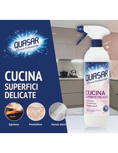 quasar detergente cucina spray - 680ml - con erogatore: tuttocasashop.it: pulizia e cura della casa