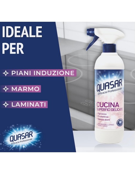 quasar detergente cucina spray - 680ml - con erogatore: tuttocasashop.it: pulizia e cura della casa