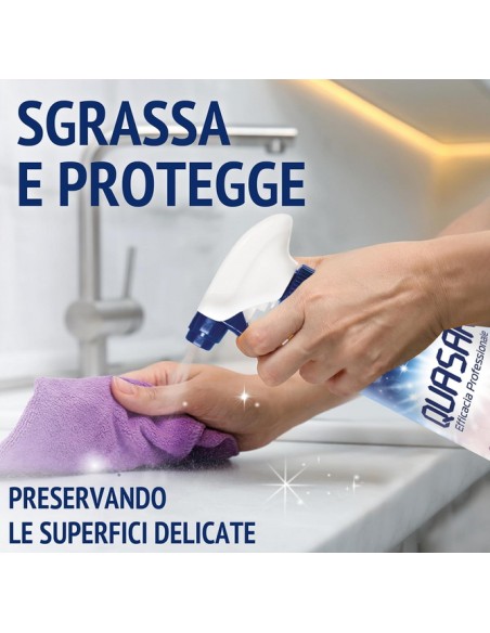quasar detergente cucina spray - 680ml - con erogatore: tuttocasashop.it: pulizia e cura della casa