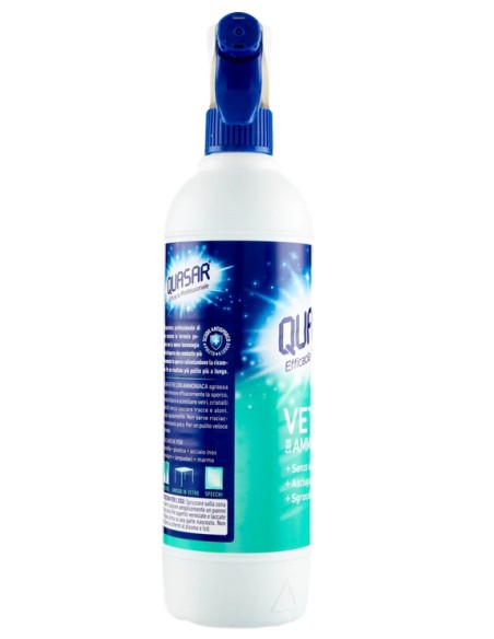 quasar vetri detergente spray - 680ml erogatore - con ammoniaca: tuttocasashop.it: pulizia e cura della casa