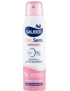 sauber deodorante spray 150ml deo sens - no alcool - senza sali di alluminio: tuttocasashop.it: igiene e cura della persona