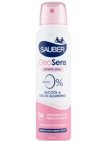 sauber deodorante spray 150ml deo sens - no alcool - senza sali di alluminio: tuttocasashop.it: igiene e cura della persona