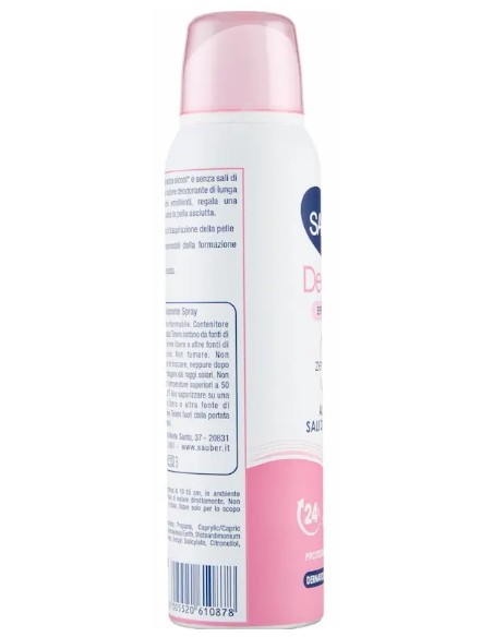 sauber deodorante spray 150ml deo sens - no alcool - senza sali di alluminio: tuttocasashop.it: igiene e cura della persona