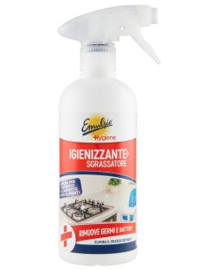emulsio +higiene igienizzante sgrassatore 500ml - rimuove germi e batteri: tuttocasashop.it: pulizia e cura della casa