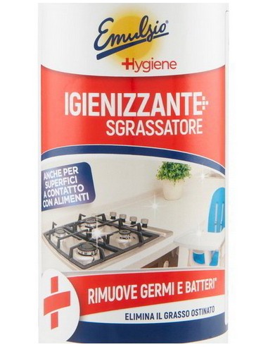 emulsio +higiene igienizzante sgrassatore 500ml - rimuove germi e batteri: tuttocasashop.it: pulizia e cura della casa