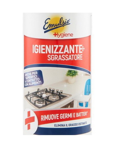 emulsio +higiene igienizzante sgrassatore 500ml - rimuove germi e batteri: tuttocasashop.it: pulizia e cura della casa