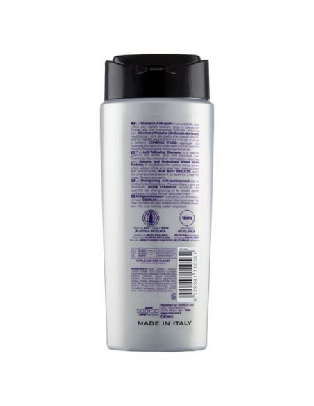 vitalcare shampoo antigiallo 250ml - con proteine del grano e glicerina: tuttocasashop.it: igiene e cura della persona