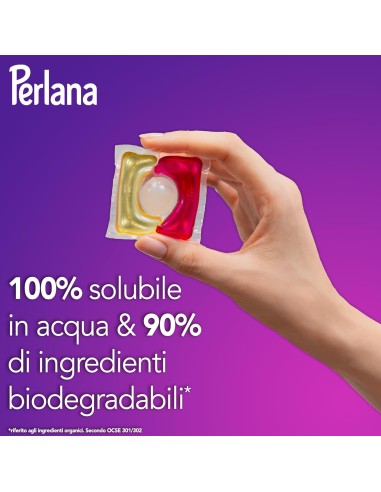 perlana renew color - 20 capsule di detersivo per tutti i capi colorati: tuttocasashop.it: prodotti per bucato e tessuti