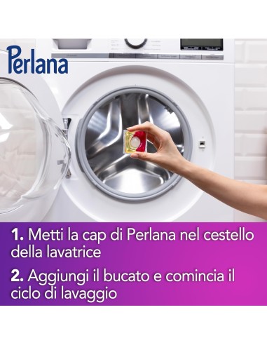 perlana renew color - 20 capsule di detersivo per tutti i capi colorati: tuttocasashop.it: prodotti per bucato e tessuti