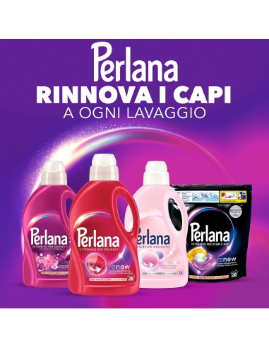 perlana renew color - 20 capsule di detersivo per tutti i capi colorati: tuttocasashop.it: prodotti per bucato e tessuti
