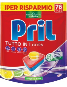 pril classico detersivo per lavastoviglie in pastiglie - 76 tabs: tuttocasashop.it: pulizia e cura della casa