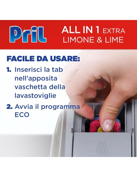 pril classico detersivo per lavastoviglie in pastiglie - 76 tabs: tuttocasashop.it: pulizia e cura della casa