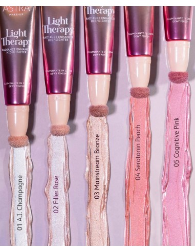 astra light therapy - illuminante in crema dewy finish - 02 filler rose': tuttocasashop.it: igiene e cura della persona