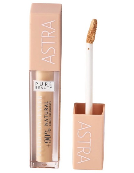 astra pure beauty fluid concealer - correttore fluido naturale - 02 nut: tuttocasashop.it: igiene e cura della persona