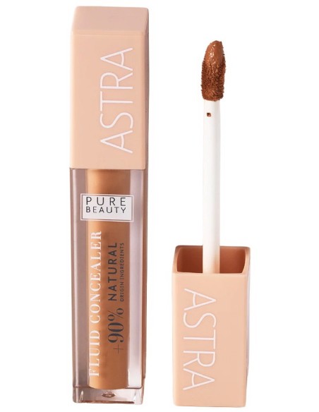 astra pure beauty fluid concealer - correttore fluido naturale - 04 cinnamon: tuttocasashop.it: igiene e cura della persona