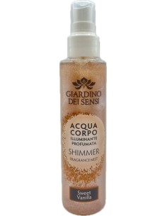giardino dei sensi acqua corpo profumata illuminante 150ml - sweet vanilla: tuttocasashop.it: igiene e cura della persona