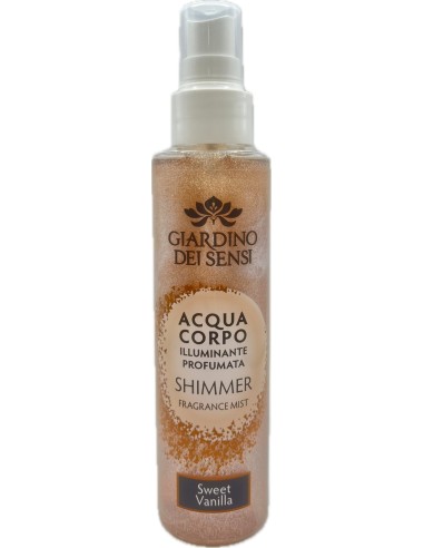 giardino dei sensi acqua corpo profumata illuminante 150ml - sweet vanilla: tuttocasashop.it: igiene e cura della persona