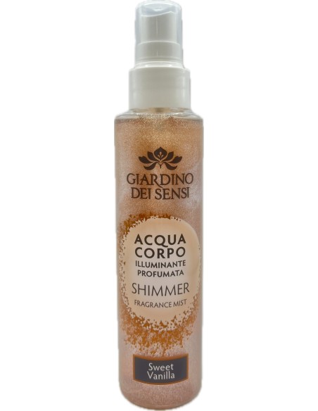 giardino dei sensi acqua corpo profumata illuminante 150ml - sweet vanilla: tuttocasashop.it: igiene e cura della persona