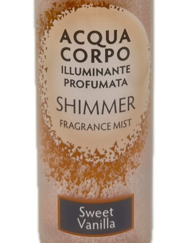 giardino dei sensi acqua corpo profumata illuminante 150ml - sweet vanilla: tuttocasashop.it: igiene e cura della persona