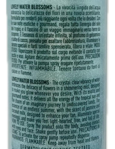 giardino dei sensi acqua corpo profumata illuminante 150ml - water blossoms: tuttocasashop.it: igiene e cura della persona