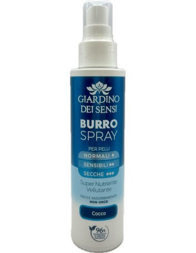 giardino dei sensi burro corpo spray - 150ml - cocco: tuttocasashop.it: igiene e cura della persona