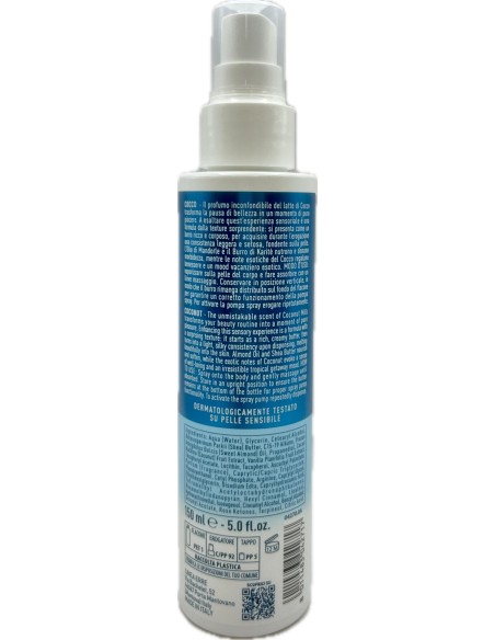 giardino dei sensi burro corpo spray - 150ml - cocco: tuttocasashop.it: igiene e cura della persona