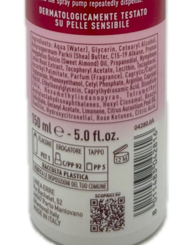 giardino dei sensi burro corpo spray - 150ml - ninfea rosa: tuttocasashop.it: igiene e cura della persona