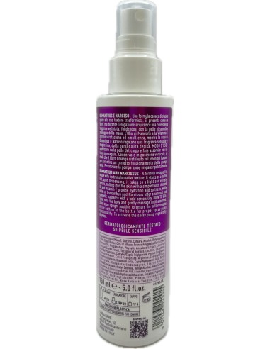 giardino dei sensi burro corpo spray - 150ml - osmanthus e narciso: tuttocasashop.it: igiene e cura della persona