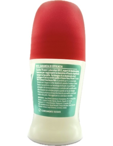 byly deodorante roll-on 50ml - 96h - extreme freschezza: tuttocasashop.it: igiene e cura della persona