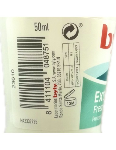 byly deodorante roll-on 50ml - 96h - extreme freschezza: tuttocasashop.it: igiene e cura della persona
