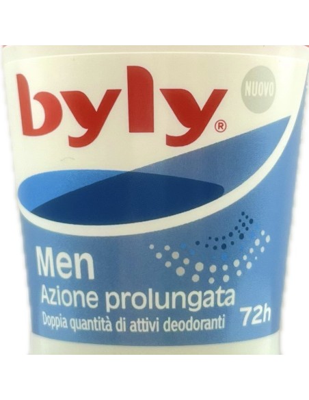 byly deodorante roll-on 50ml - 72h - for men: tuttocasashop.it: igiene e cura della persona