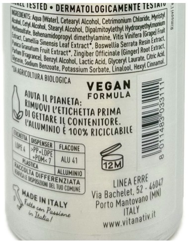vitanativ professional balsamo 300ml - uso frequente: tuttocasashop.it: igiene e cura della persona