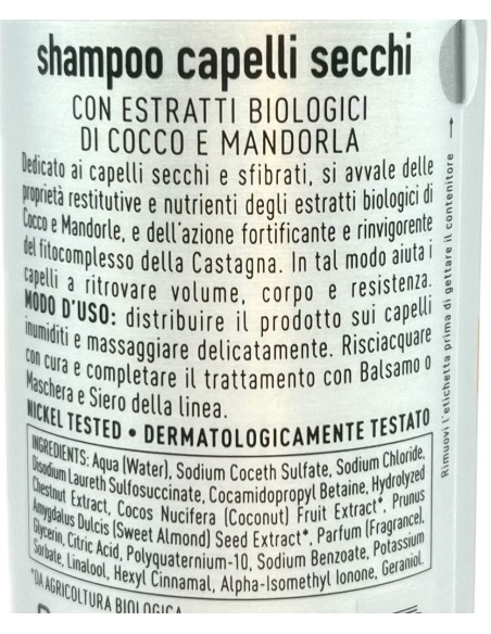 vitanativ professional shampoo 300ml - per capelli secchi: tuttocasashop.it: igiene e cura della persona