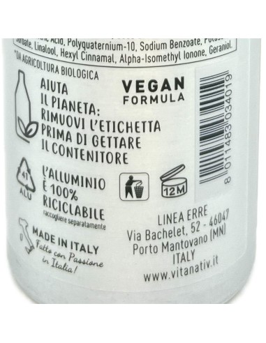 vitanativ professional shampoo 300ml - per capelli secchi: tuttocasashop.it: igiene e cura della persona