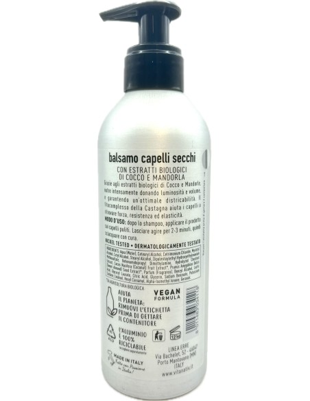 vitanativ professional balsamo 300ml - per capelli secchi: tuttocasashop.it: igiene e cura della persona