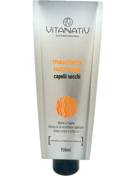vitanativ professional maschera 150ml - nutriente per capelli secchi: tuttocasashop.it: igiene e cura della persona